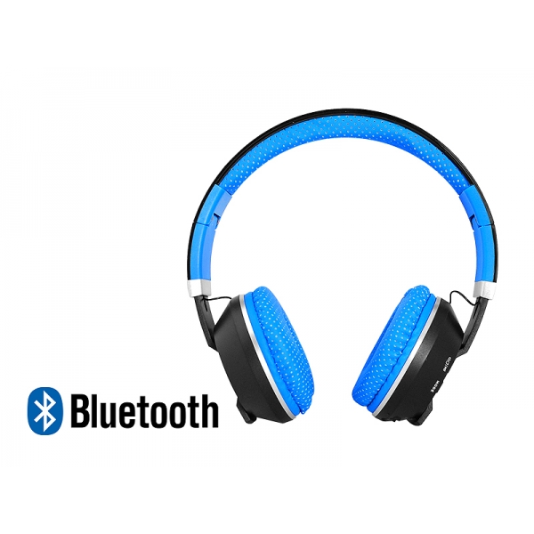 LTC MIZZO bluetooth sluchátka, modrá.