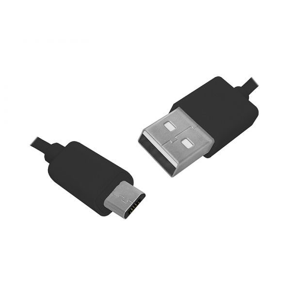 PS USB-micro USB kabel 1,5m, černý, HQ.