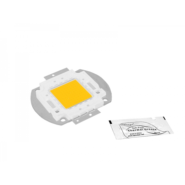 PS 100W PREMIUM COB LED, studené bílé světlo + stříbrná pasta.