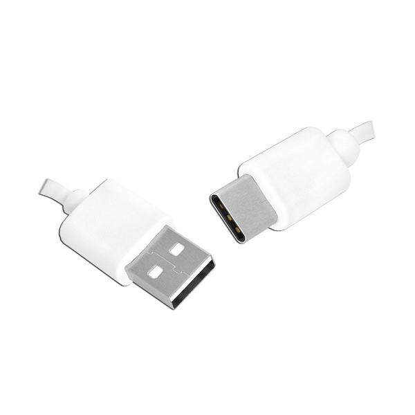 PS HQ USB -USB Type-C kabel 1,5m, bílý.