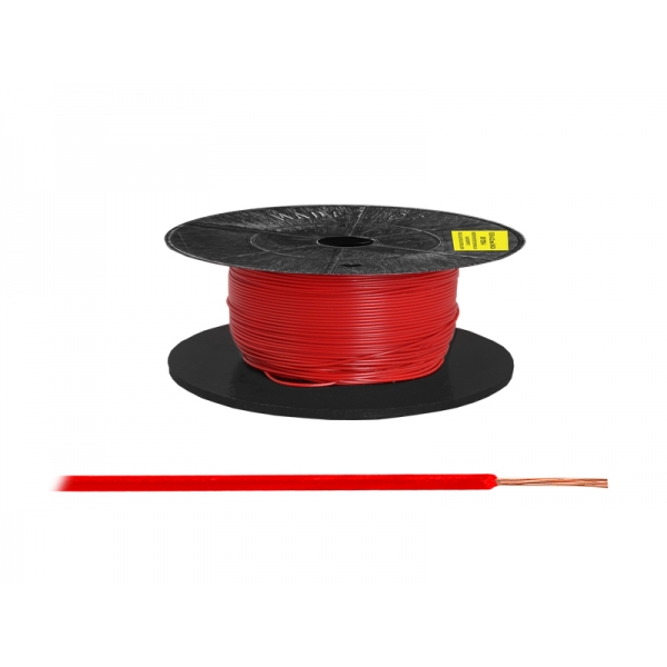 Kabel FLRY-B 0,50, červený.