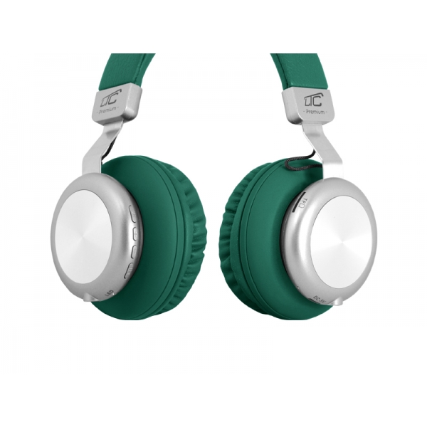 Bluetooth sluchátka / TF LTC SYMPHONY Premium, lahvově zelená.