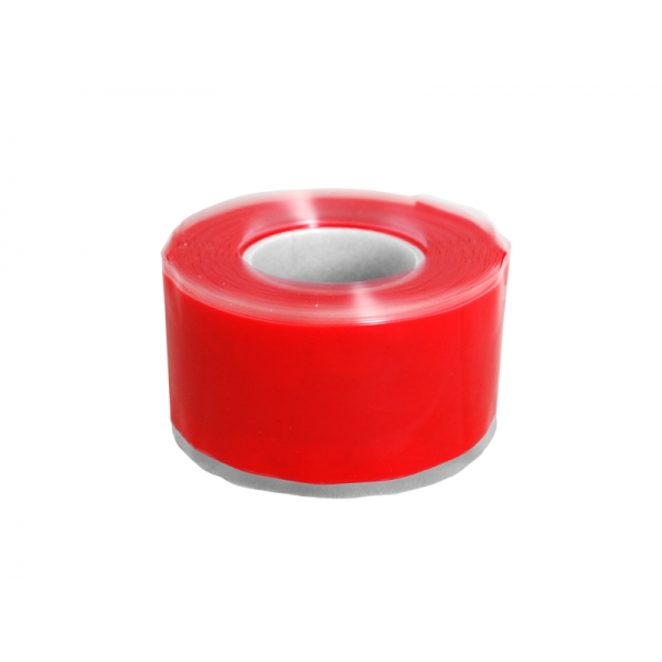 LEXTON silikonová páska 3m / 25mm, červená.