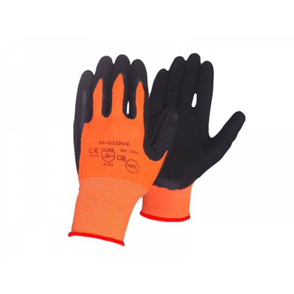 Ochranné rukavice 10 "" LATEX ORANGE FOAM * 12 SUPER L2003 (12 párů).