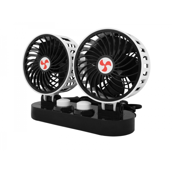 PS automobilový ventilátor LTC dvojitý  2x5"" 24V  s regulací.