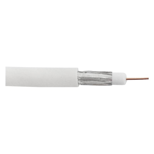 Koaxiální kabel 3c2v bílý 100m