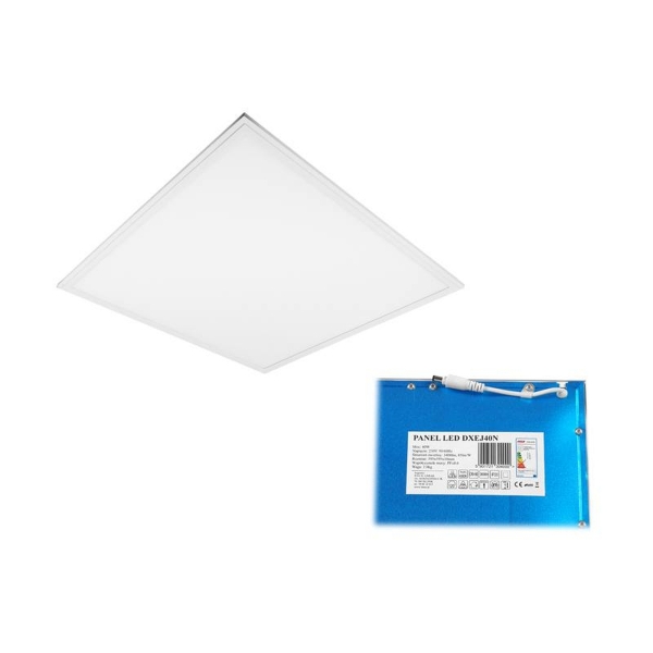 LED stropní panel tenký 40W Přírodní bílá 4000K LD150 595x595mm HQ (balení 2 ks).