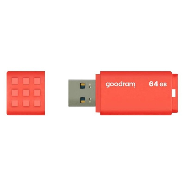 GOODRAM 64GB USB 3.0 Pendrive, oranžová.