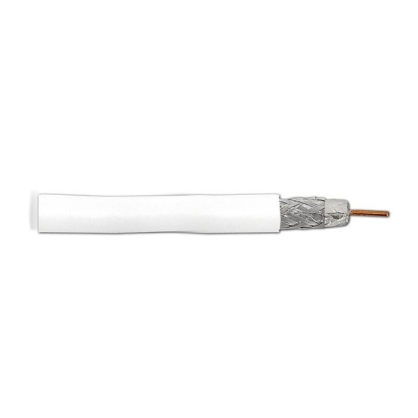 Koaxiální kabel F690BY bílý + gel 1.1CCS, 300m.