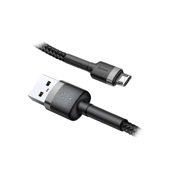 USB kabel - Baseus microUSB, 1 m, 2,4A.