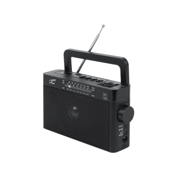 Přenosné rádio LTC Sona s Bluetooth, USB, TF, černé.