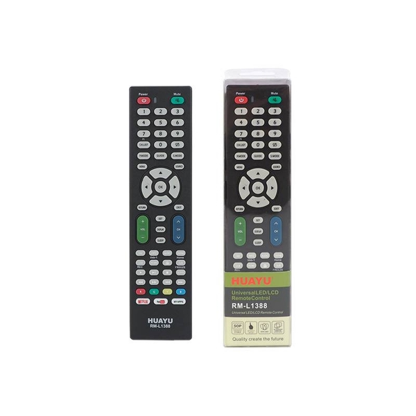 Univerzální dálkový ovladač TV LCD / LED RM-L1388 Netflix Youtube.