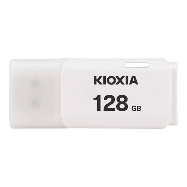 USB flash disk 128 GB USB 2.0 Kioxia U202 bílý.