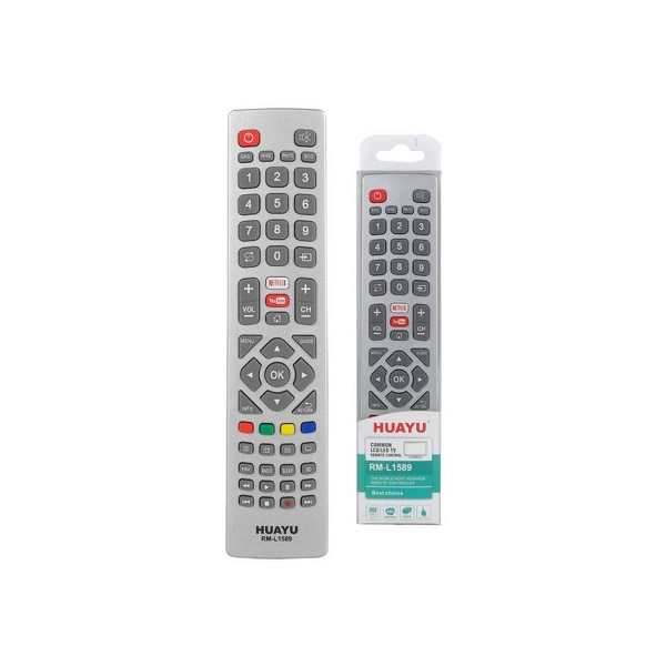 Dálkové ovládání pro LCD / LED TV Sharp RM-L1589, Netflix, Youtube.