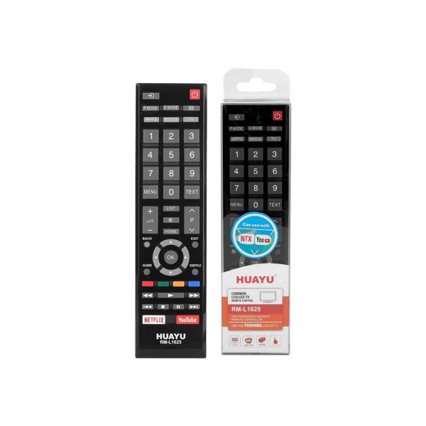 Dálkové ovládání pro Toshiba RM-L1625, Netflix, Youtube LCD / LED TV.