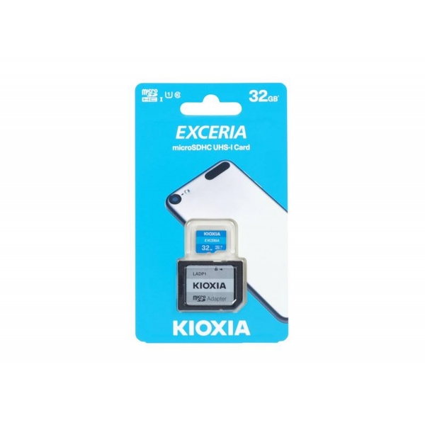 Paměťová karta microSD Kioxia Exceria (M203) s kapacitou 32 GB.
