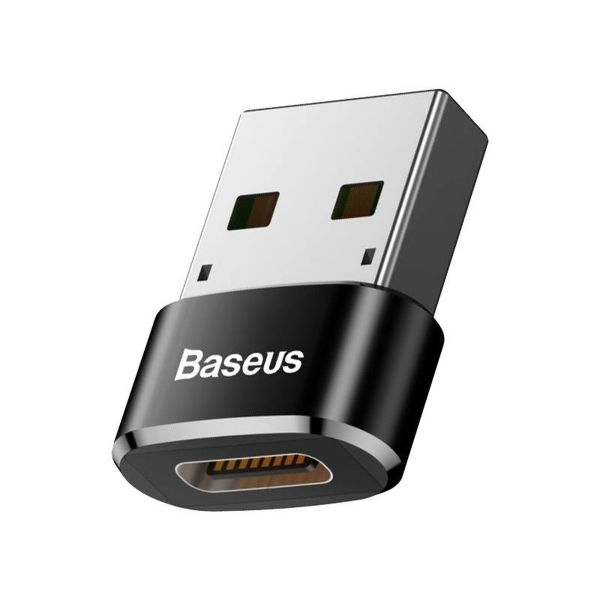 Zásuvkový adaptér USB-A - zásuvka USB Type-C Baseus 5A.