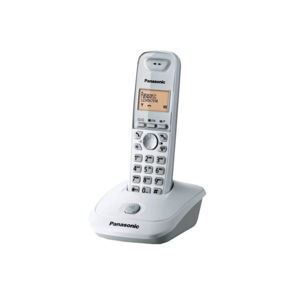Pevný telefon Panasonic KXTG2511, bílý.