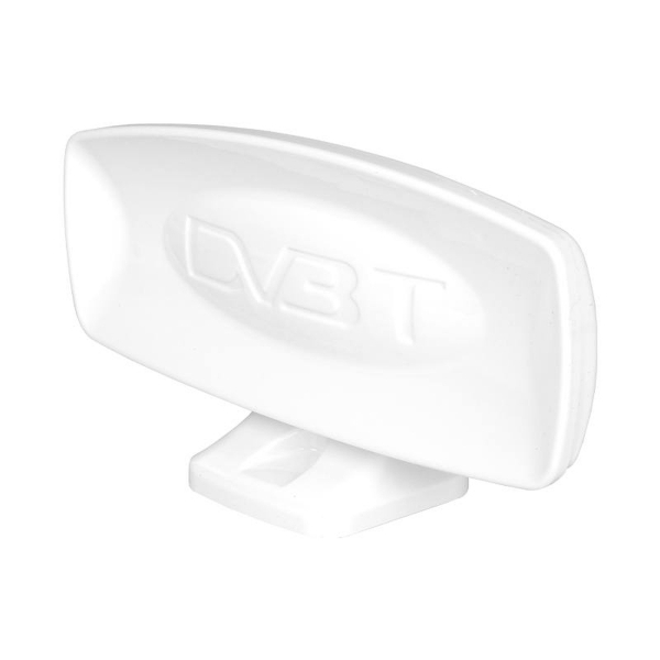 DVB-T Digitální anténa, vnitřní, bílá.