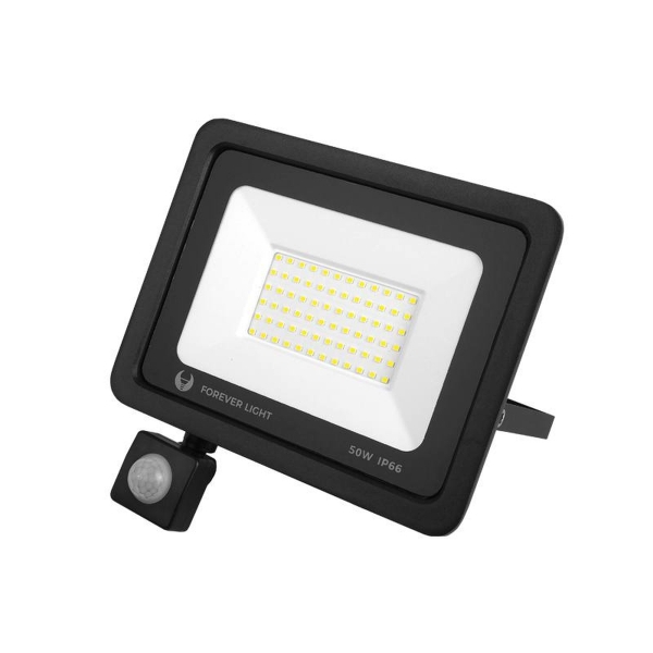 Lampa Proxim II Slim LED + PIR SMD 50W 4500K neutrální bílá.