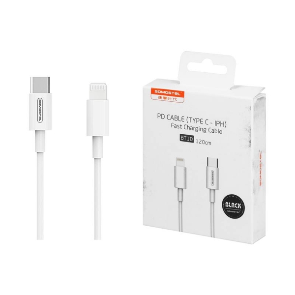Somostel SMS-BT10 18W PD iPhone / USB Type-C 1,2m USB kabel