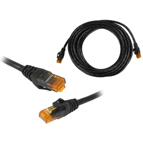 1: 1 8P8C, síťový počítačový kabel CAT6E, 5 m (patchcord).