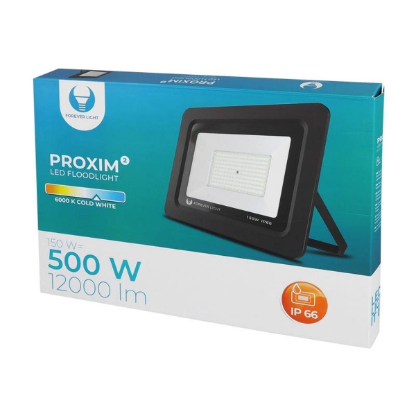 Světlomet PS Proxim II, Slim LED SMD, 150 W, 6000 K, studená bílá.