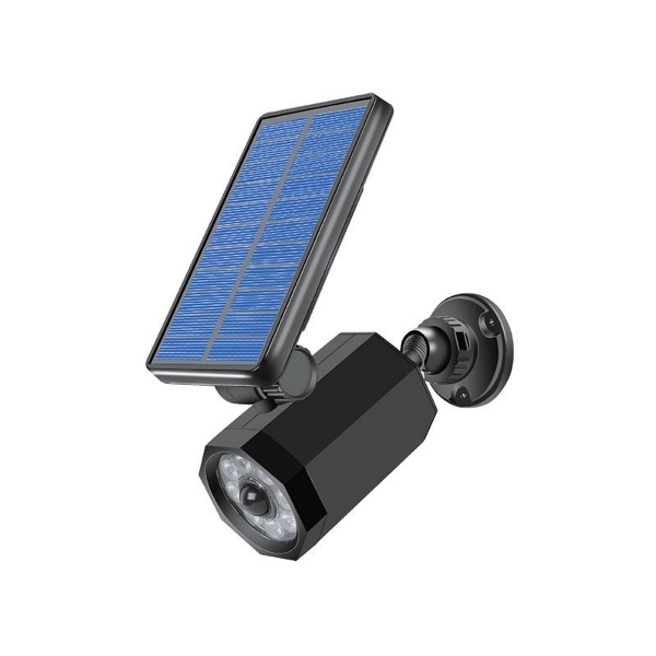 Atrapa kamery se solárním panelem LTC 10W 8 x LED SMD + 1 x infračervená LED 1000lm, dobíjecí baterie