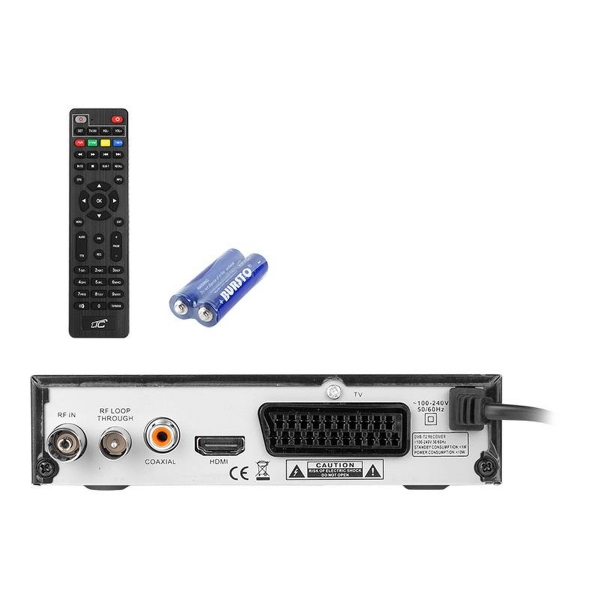 DVB-T-2 LTC pozemní TV tuner DVB2 s programovatelným dálkovým ovládáním, H.265.