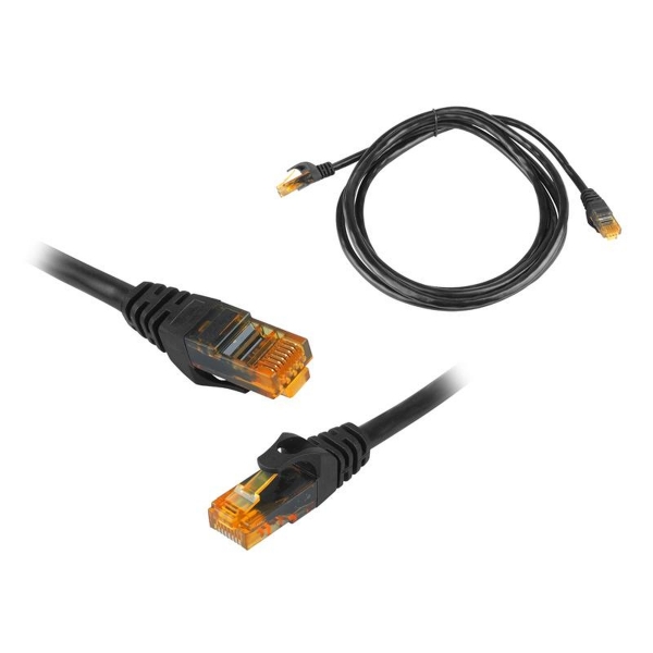 1: 1 síťový počítačový kabel 8P8C CAT6E, 2 m (patchcord).