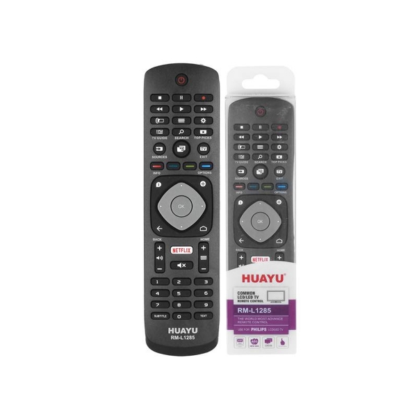 Dálkové ovládání pro Philips LCD / LED TV, Netflix, RM-L1285.