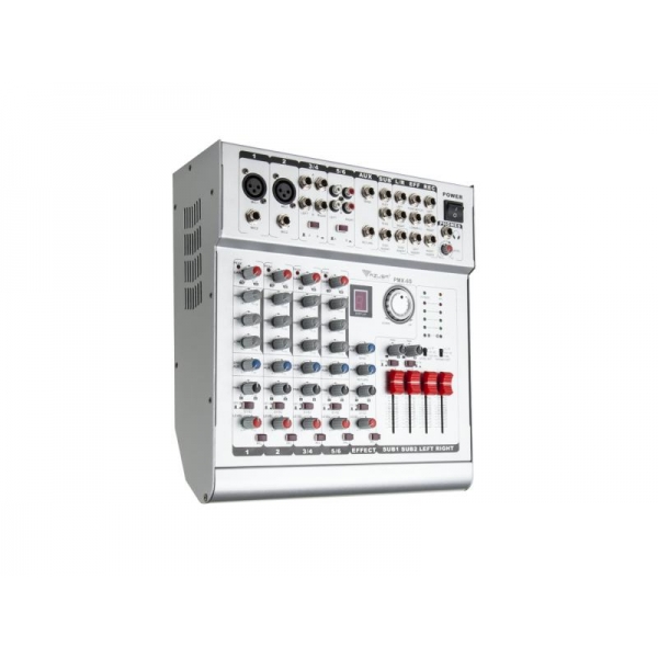 Mixér PMX-6S+zesilovač 2x210W 6 kanálu
