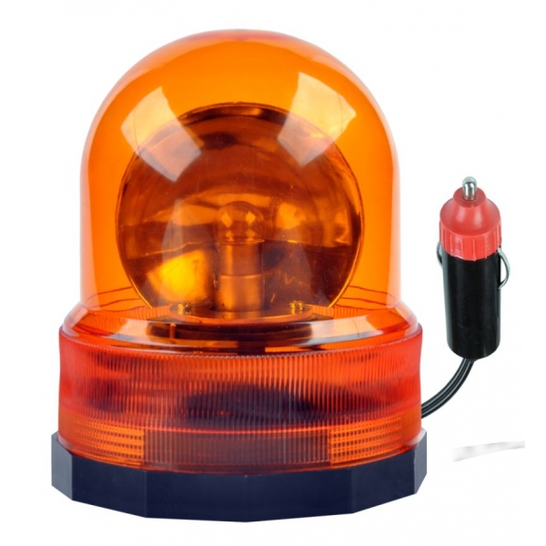 Výstražná lampa - oranžová 12V
