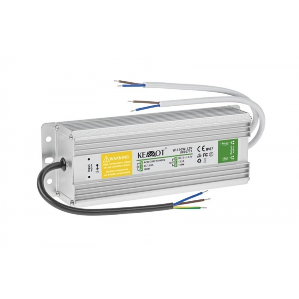 Zesilovač LED pásku  W-150W-12V  12.5A IP67