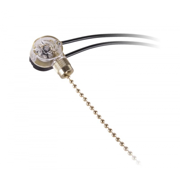 Konektor - spínač zlatý řetěz + kabel
