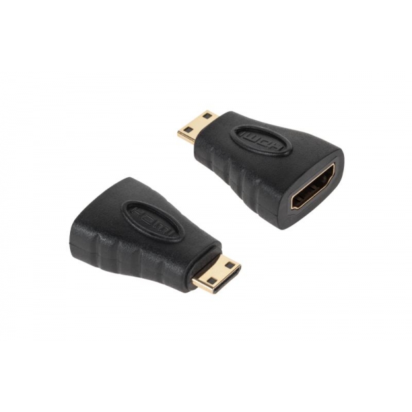Konektor HDMI zásuvka - zástrčka mini HDMI pozlacený
