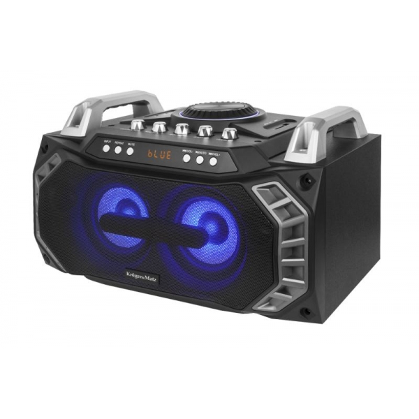 Boombox s funkcí Bluetooth, karaoke, FM rádio a mikrofon
