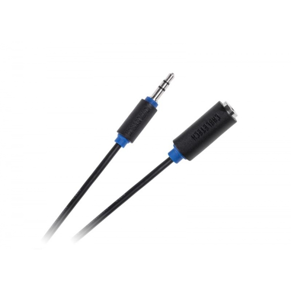 Kabel JACK 3.5 zástrčka - zásuvka 3m Cabletech standard