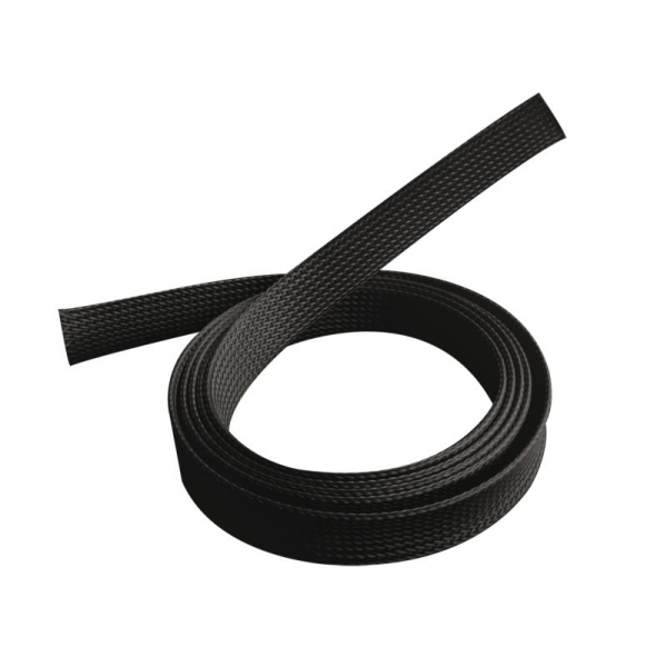 Polyesterová krycí trubka pro kabely - černá  A/V   1m/40mm