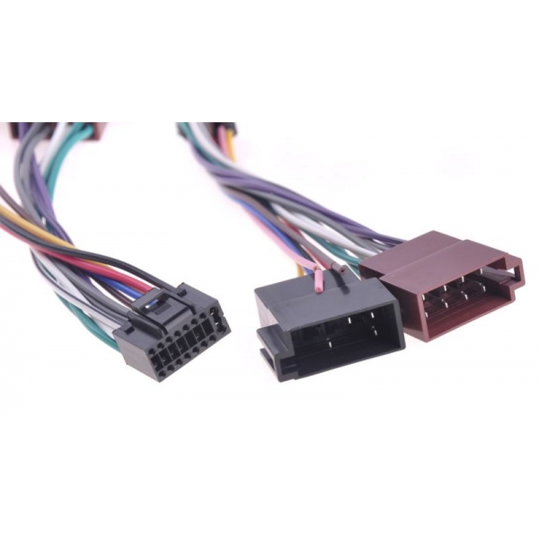 Konektor pro JVC KD-LX 3 černá 16pin-ISO-KJ3