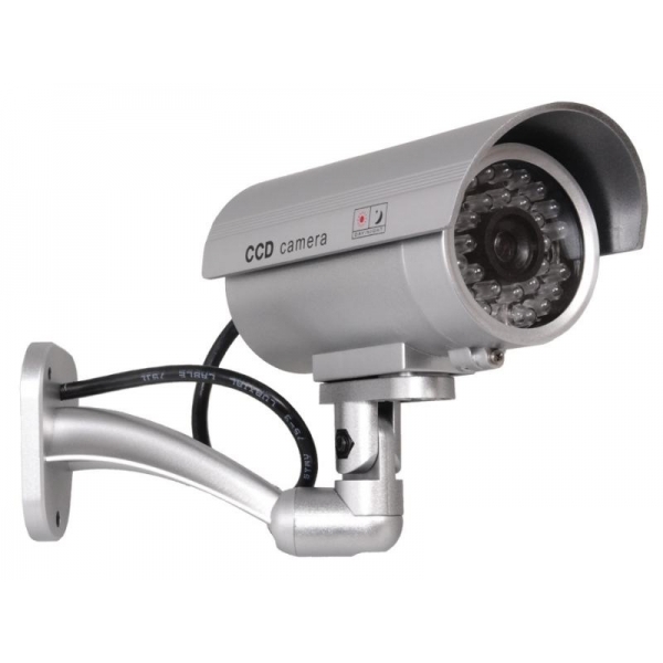 Atrapa / maketa kamery IR 9000 S IR LED stříbrná