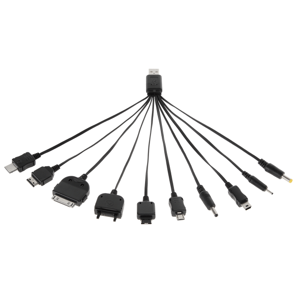 Univerzální USB nabíjecí kabel GSM (10 typů)