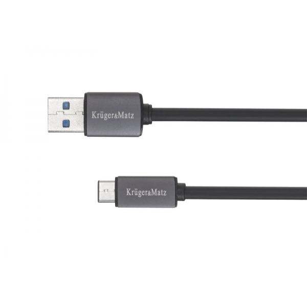 Kabel USB zástrčka 3.0V - zástrčka typ C  5G  0.5m   Kruger&Matz
