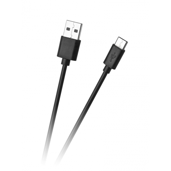 Kabel USB - USB typu C 1m Czarny
