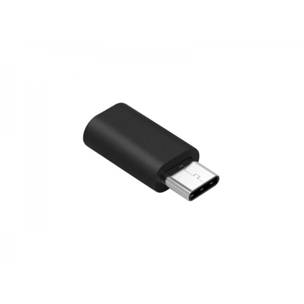 Adaptér - přechod Micro USB - USB typ C černý