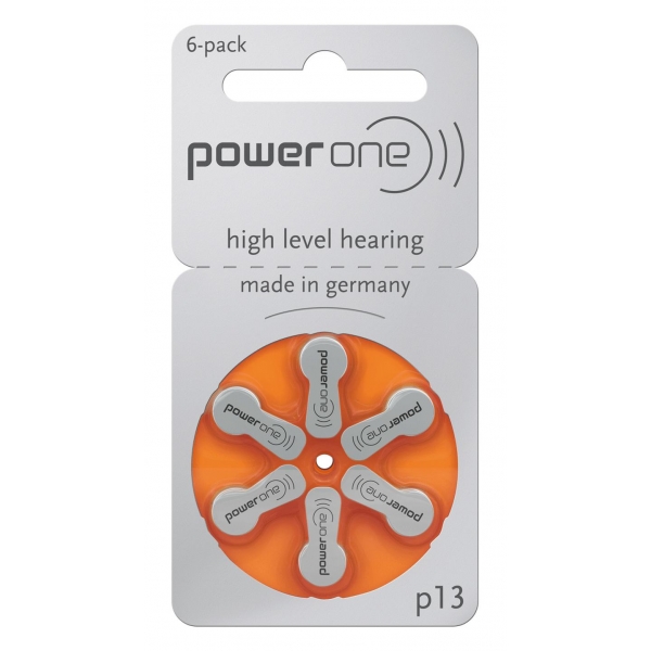 Baterie pro naslouchátka / naslouchadla POWER ONE VARTA PR48/13  6ks./bl.
