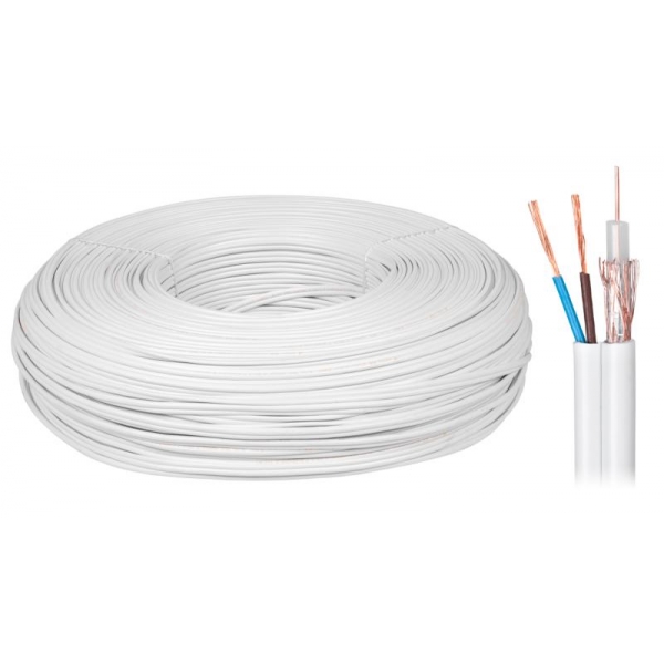 Koaxiální kabel  YWDXek 75-0.59/3.7 K-60 + 2x0,5mm 300m