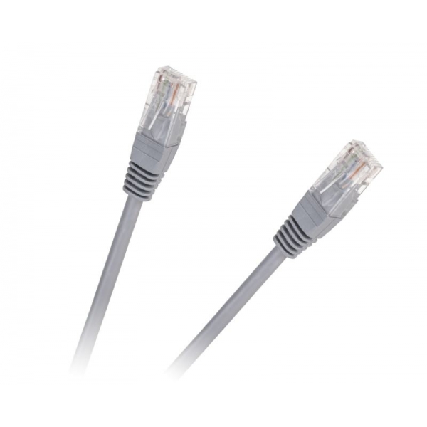 Patchcord kabel UTP 8c zástrčka-zástrčka 1,5m CU