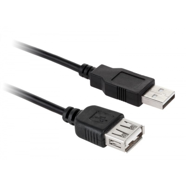 Kabel USB typ A zásuvka - zástrčka 0,8m