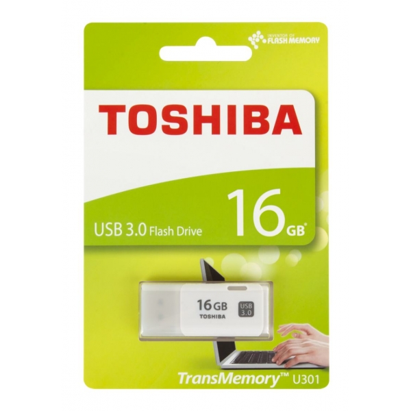 Pendrive Toshiba USB 3.0 16GB bílý